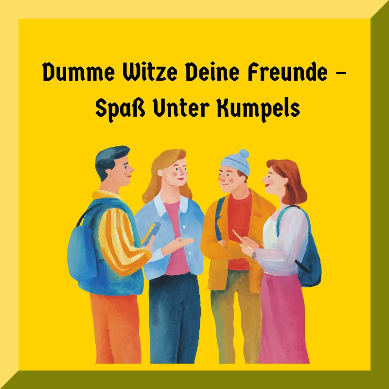 Dumme Witze Deine Freunde – Spaß Unter Kumpels