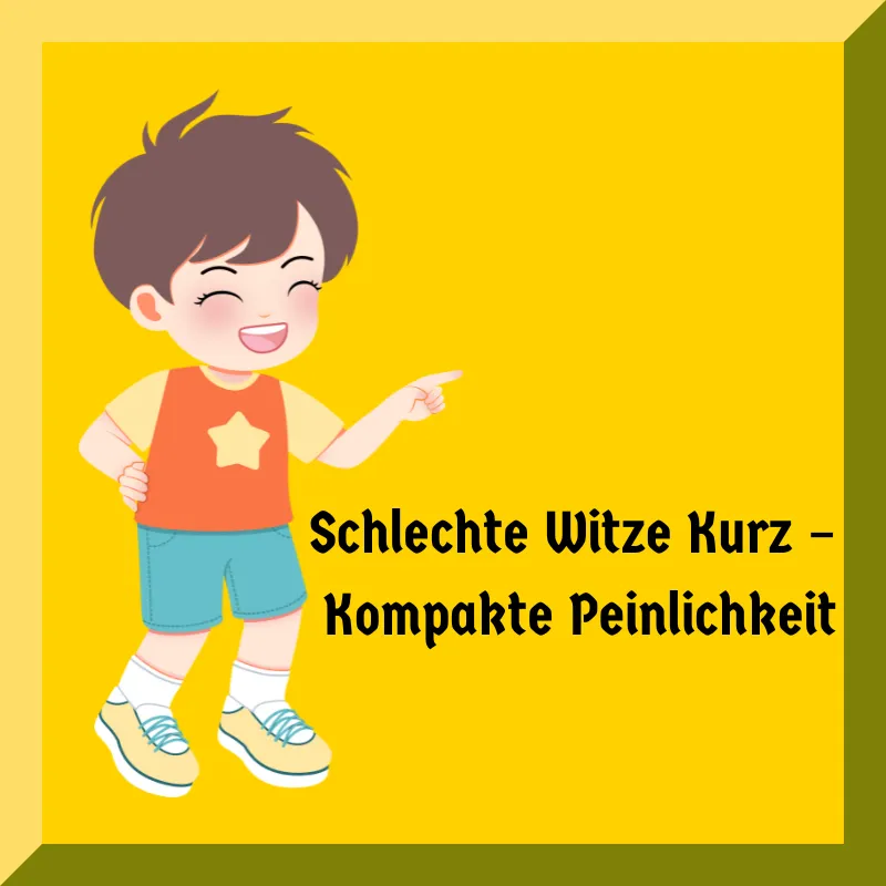 Schlechte Witze Kurz – Kompakte Peinlichkeit