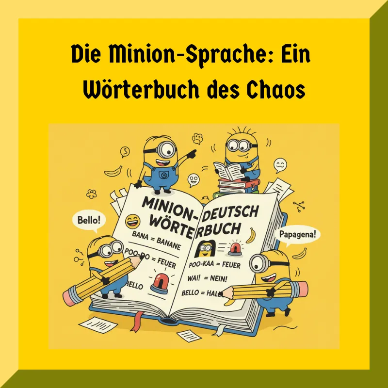 Die Minion-Sprache: Ein Wörterbuch des Chaos