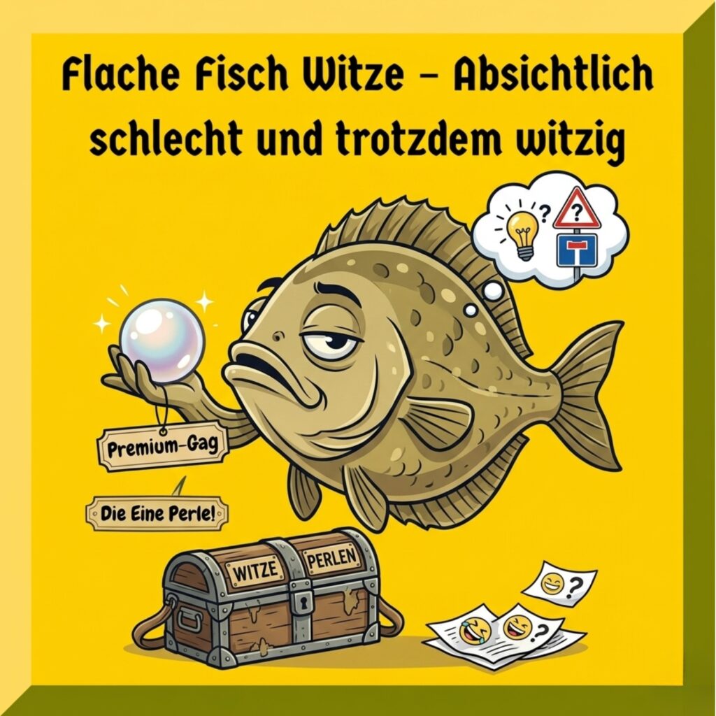 Flache Fisch Witze – Absichtlich schlecht und trotzdem witzig
