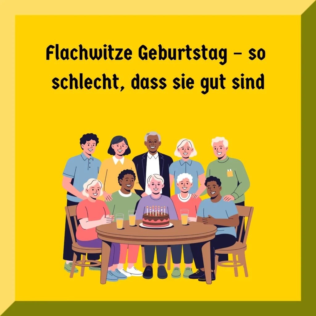 Flachwitze Geburtstag – so schlecht, dass sie gut sind