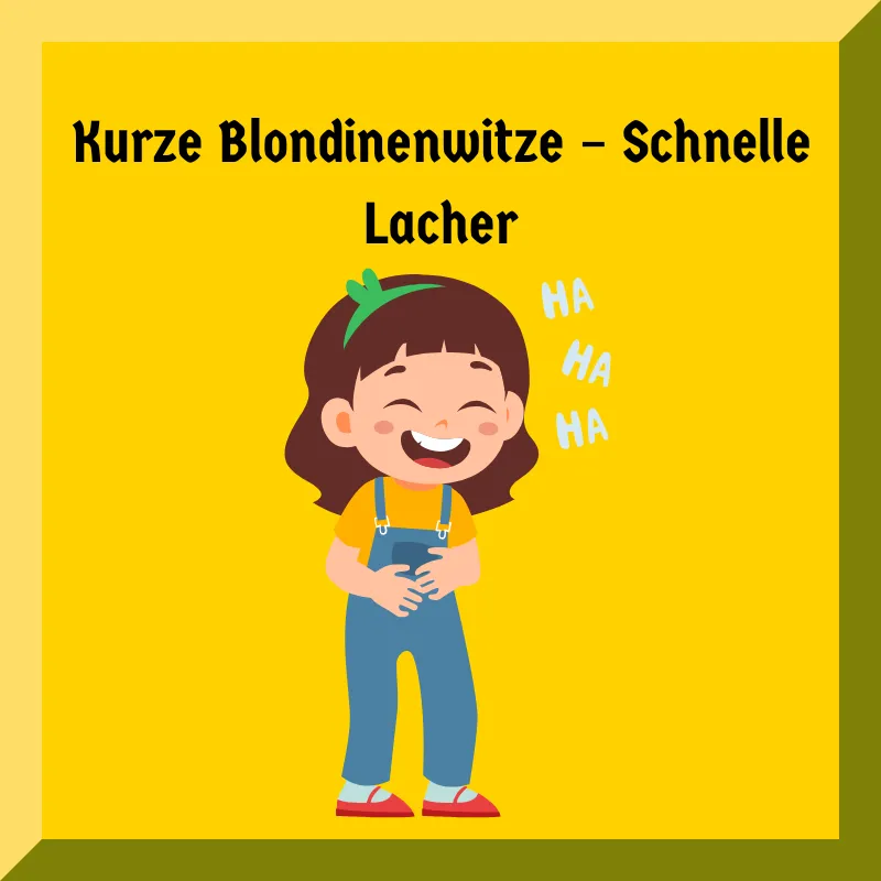 Kurze Blondinenwitze – Schnelle Lacher