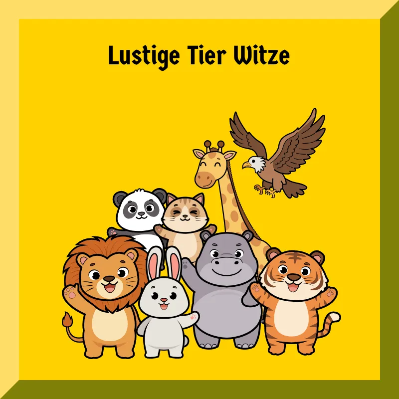 Tier Witze: Lustige Sprüche über Tiere für Groß und Klein