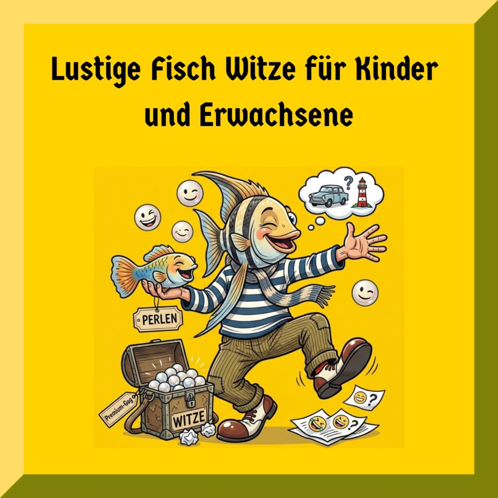 Lustige Fisch Witze für Kinder und Erwachsene