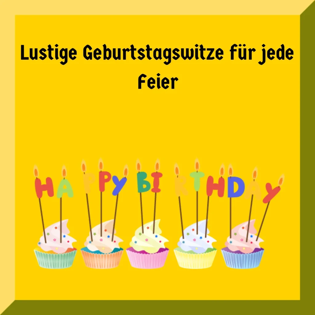 Lustige Geburtstagswitze für jede Feier