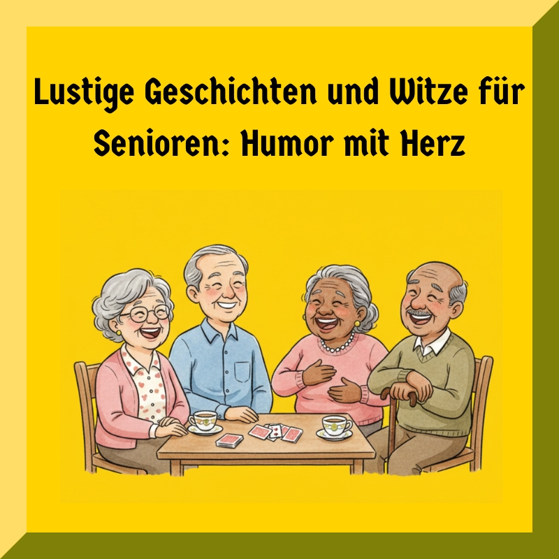 Lustige Geschichten und Witze für Senioren: Humor mit Herz
