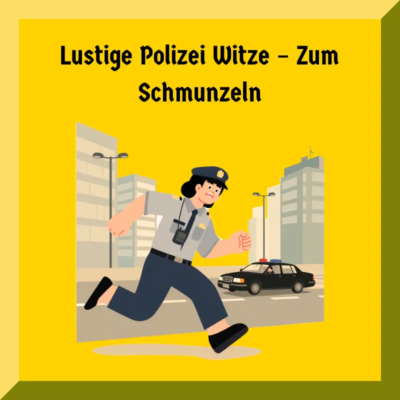 Lustige Polizei Witze – Zum Schmunzeln