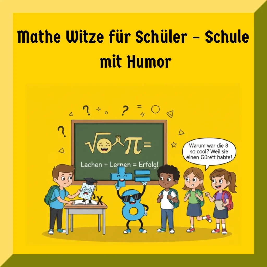 Mathe Witze für Schüler – Schule mit Humor