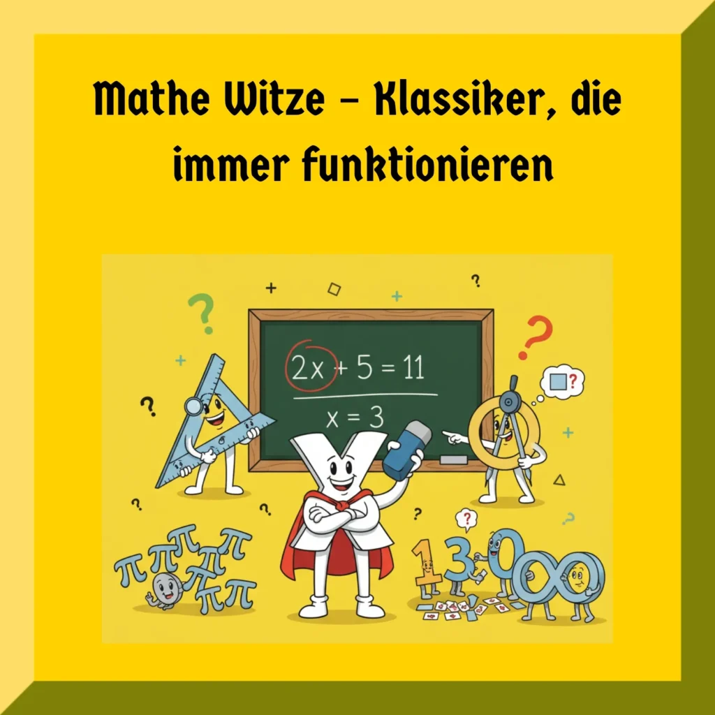 Mathe Witze – Klassiker, die immer funktionieren