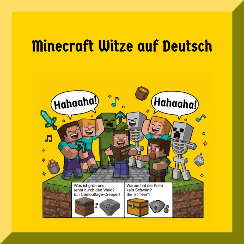 Minecraft Witze auf Deutsch