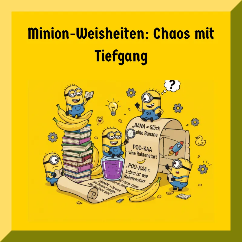 Minion-Weisheiten: Chaos mit Tiefgang