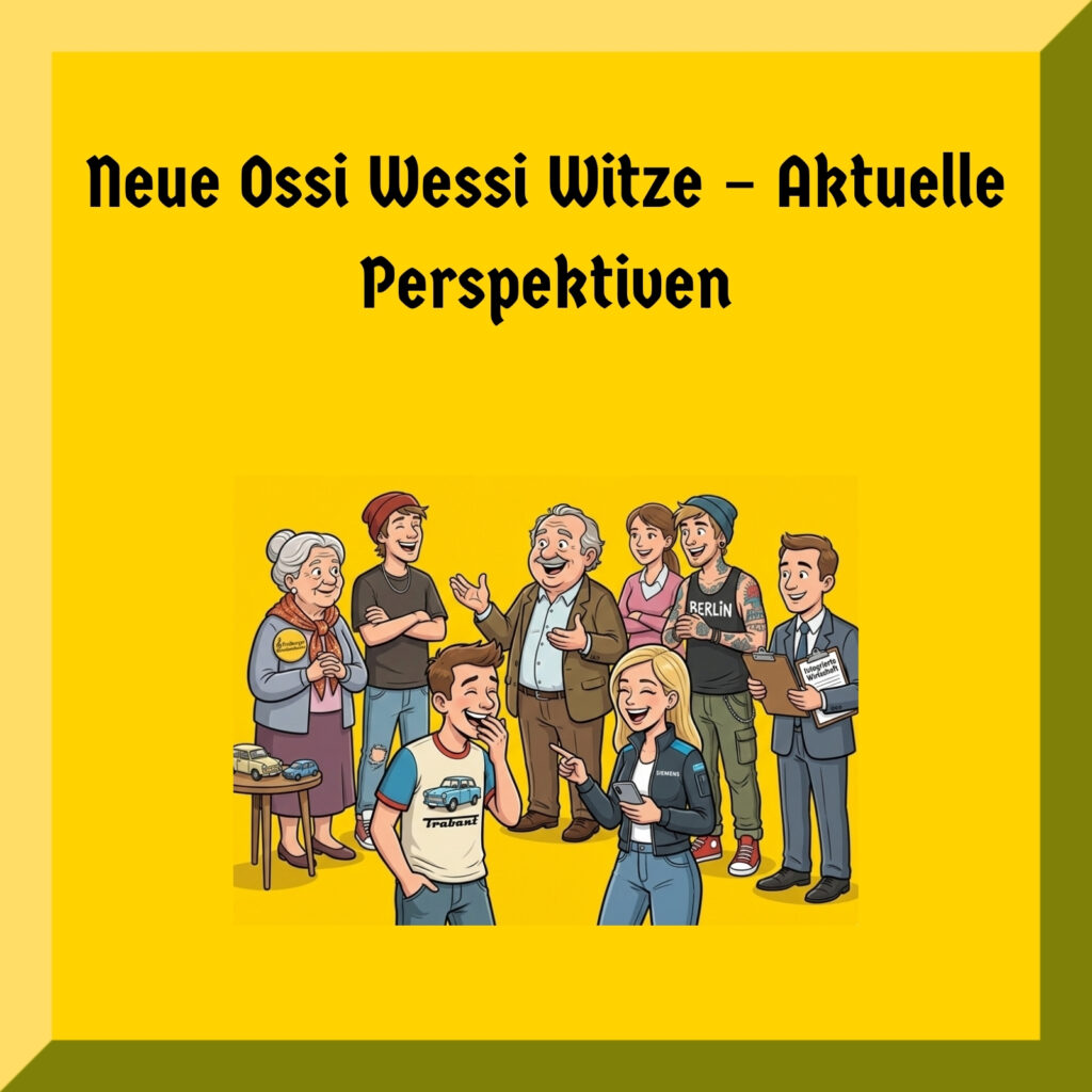Neue Ossi Wessi Witze – Aktuelle Perspektiven