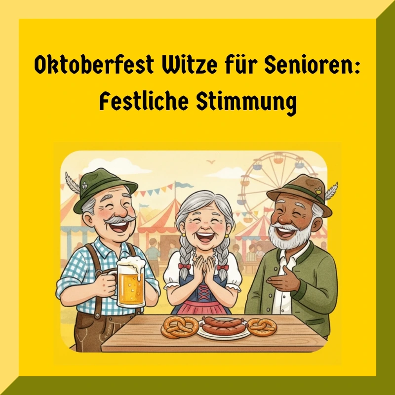 Oktoberfest Witze für Senioren: Festliche Stimmung