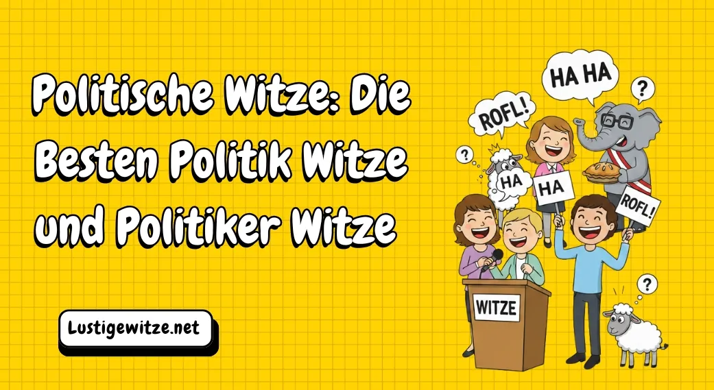 Politische Witze: Die Besten Politik Witze und Politiker Witze