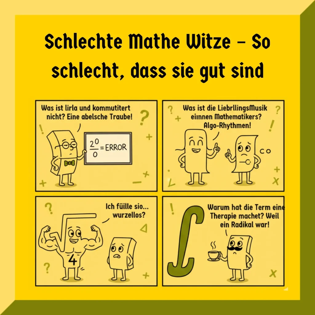 Schlechte Mathe Witze – So schlecht, dass sie gut sind