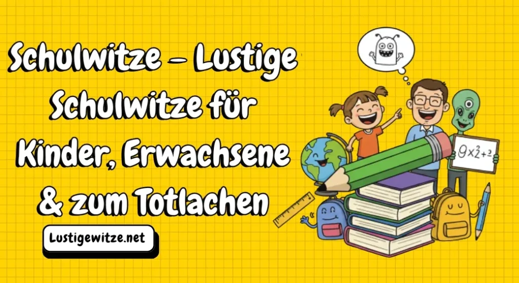 Schulwitze – Lustige Schulwitze für Kinder, Erwachsene & zum Totlachen