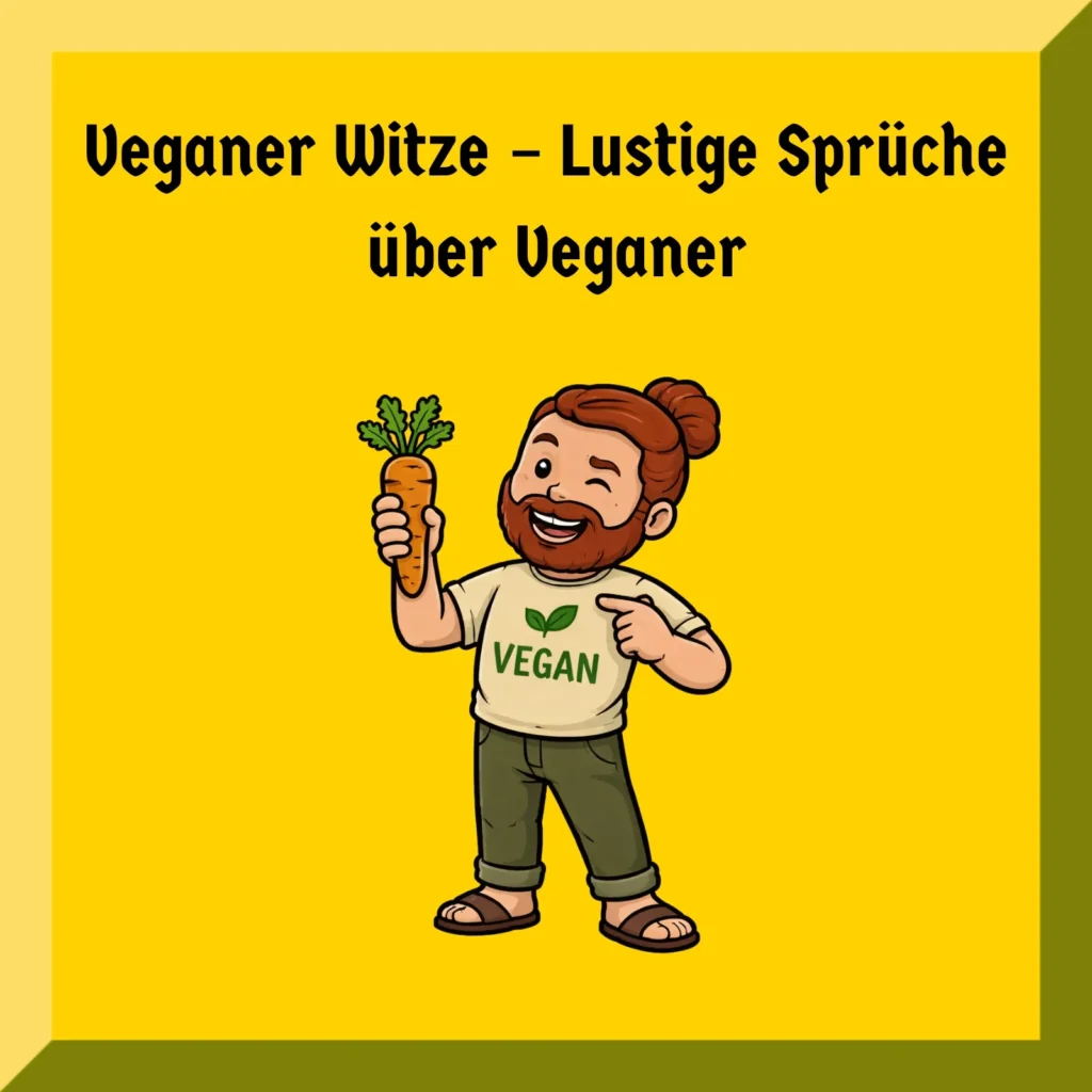 Veganer Witze – Lustige Sprüche über Veganer