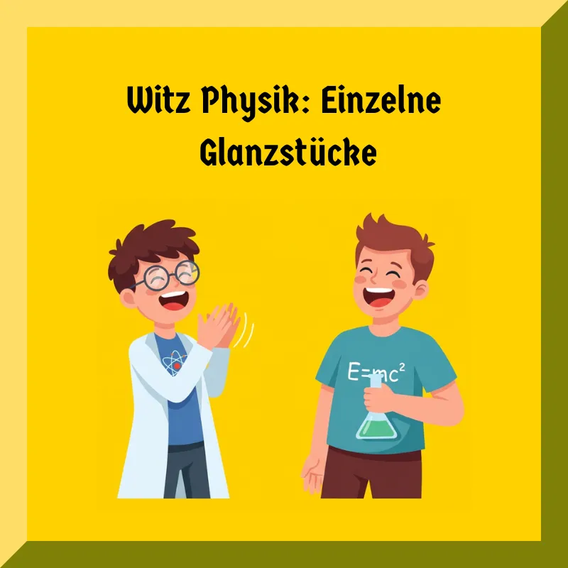 Witz Physik: Einzelne Glanzstücke