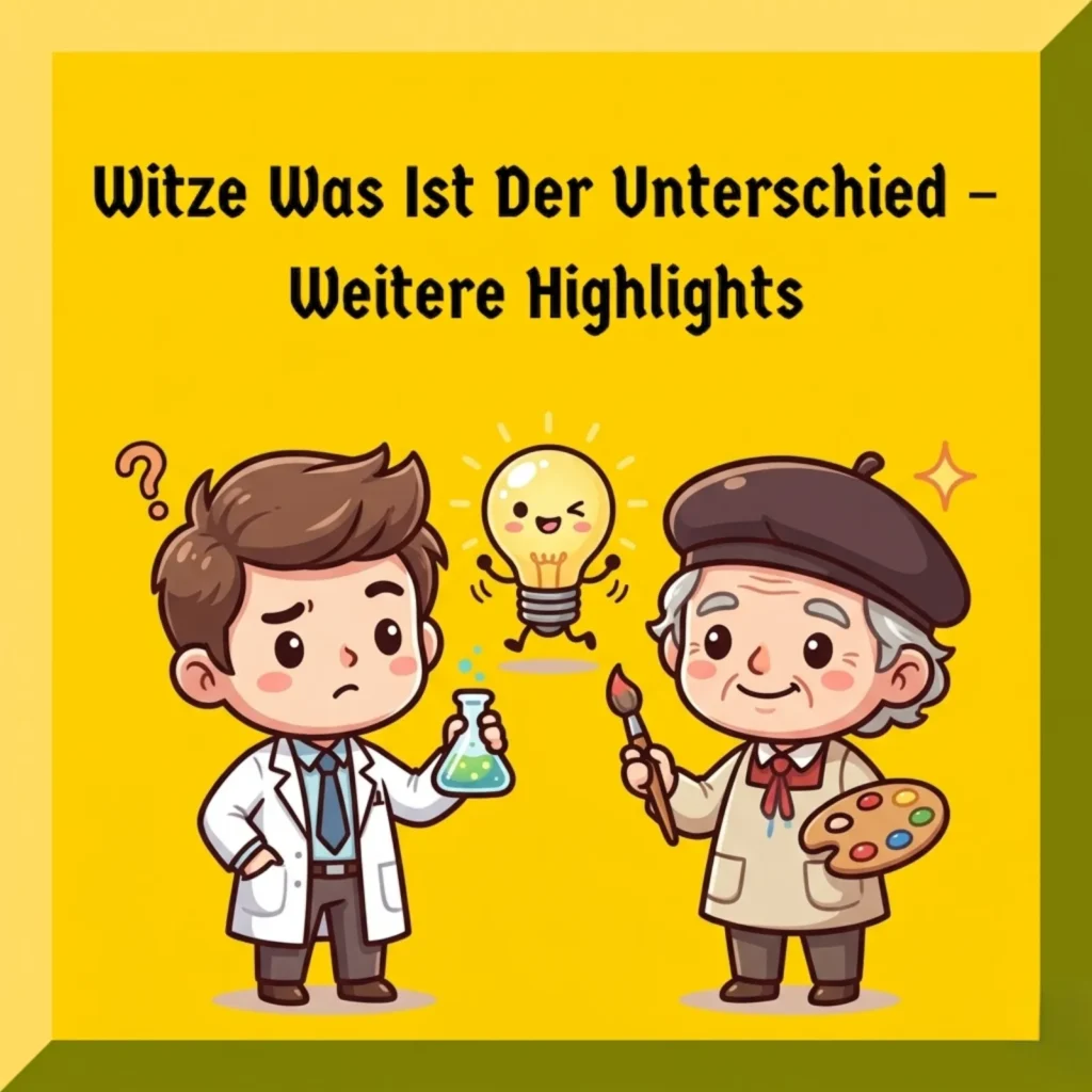 Witze Was Ist Der Unterschied – Weitere Highlights