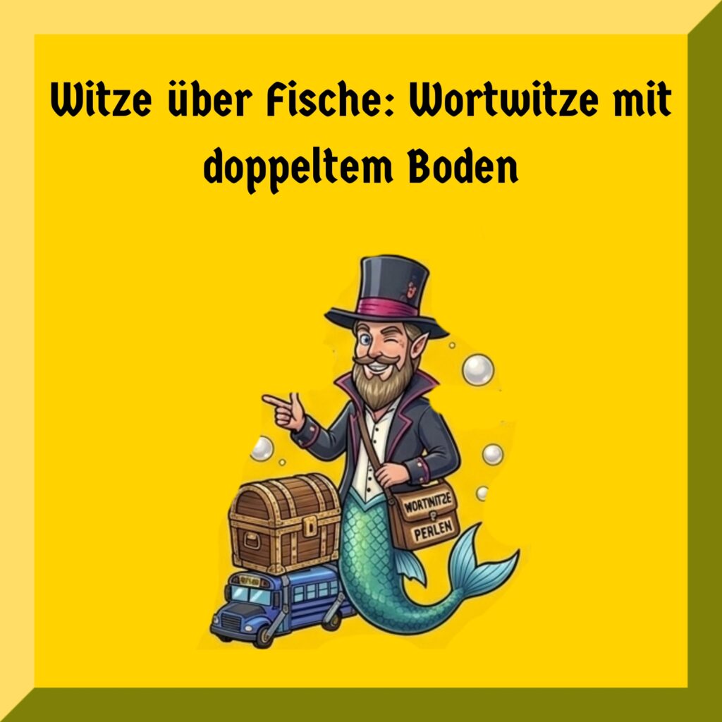 Witze über Fische: Wortwitze mit doppeltem Boden
