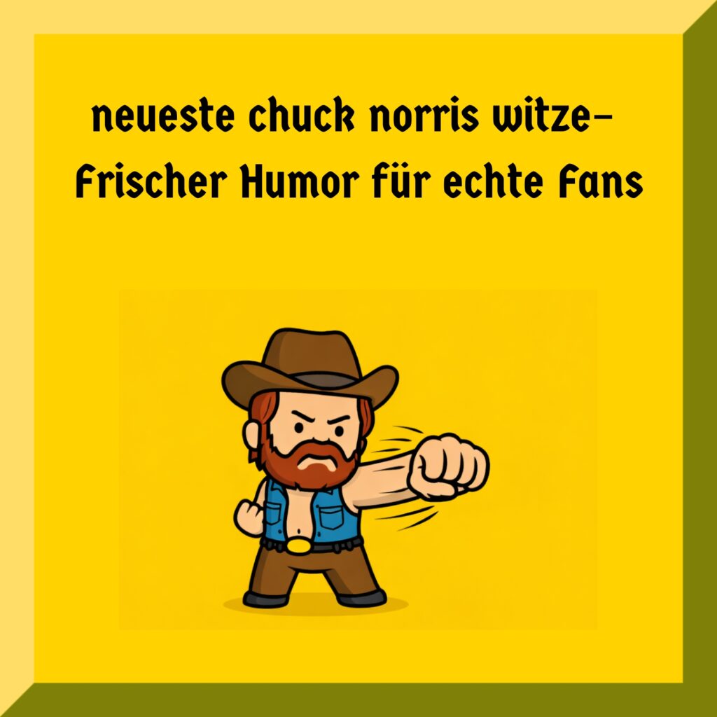 neueste chuck norris witze– Frischer Humor für echte Fans