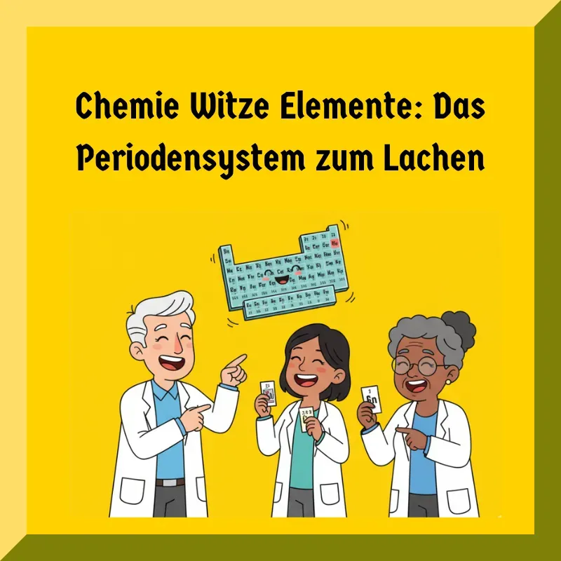 Chemie Witze Elemente: Das Periodensystem zum Lachen