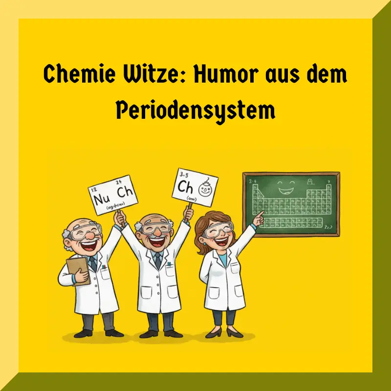 Chemie Witze: Humor aus dem Periodensystem