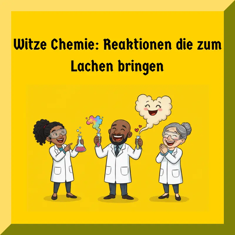 Witze Chemie: Reaktionen die zum Lachen bringen