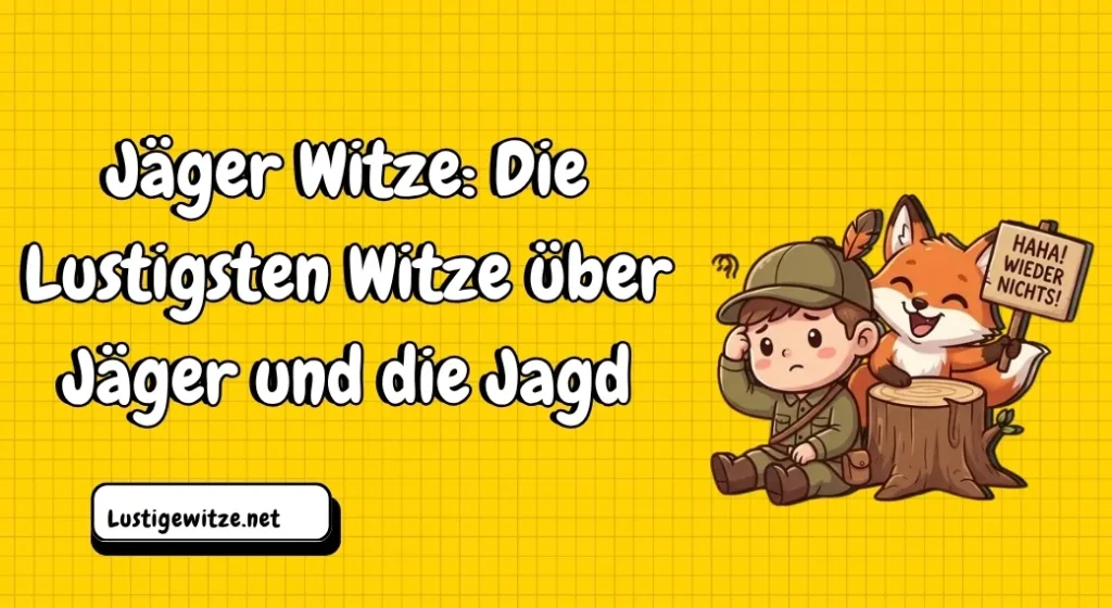 Jäger Witze: Die Lustigsten Witze über Jäger und die Jagd