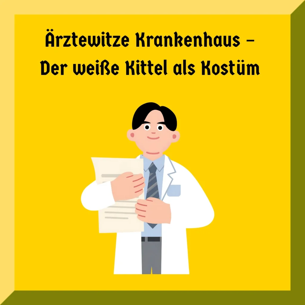 Ärztewitze Krankenhaus – Der weiße Kittel als Kostüm 