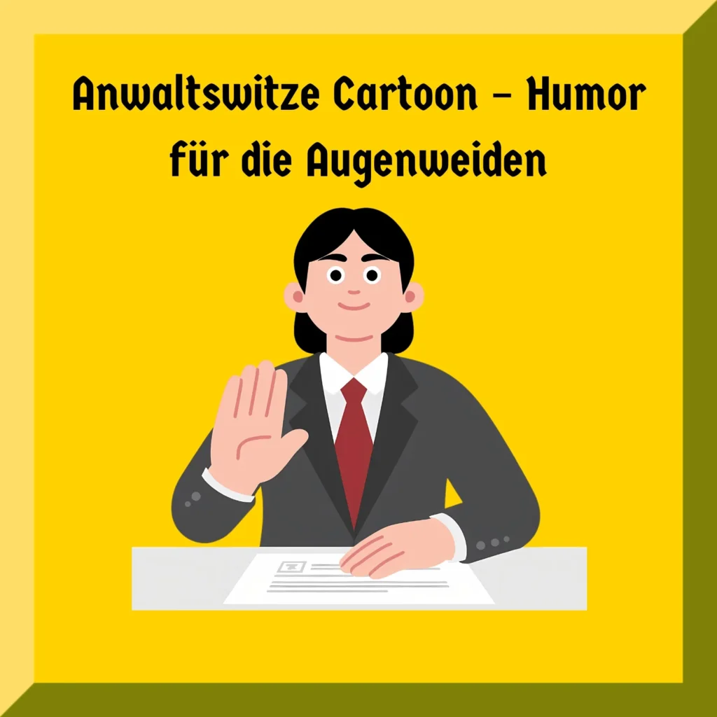Anwaltswitze Cartoon – Humor für die Augenweiden