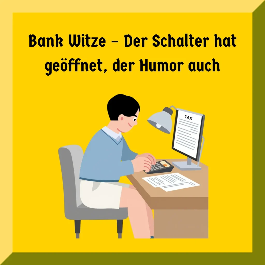 Bank Witze – Der Schalter hat geöffnet, der Humor auch