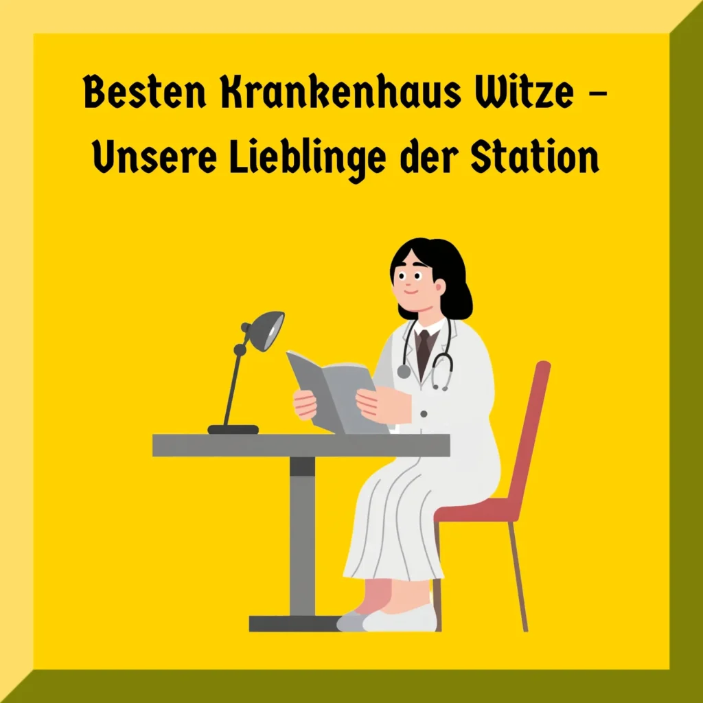 Besten Krankenhaus Witze – Unsere Lieblinge der Station 