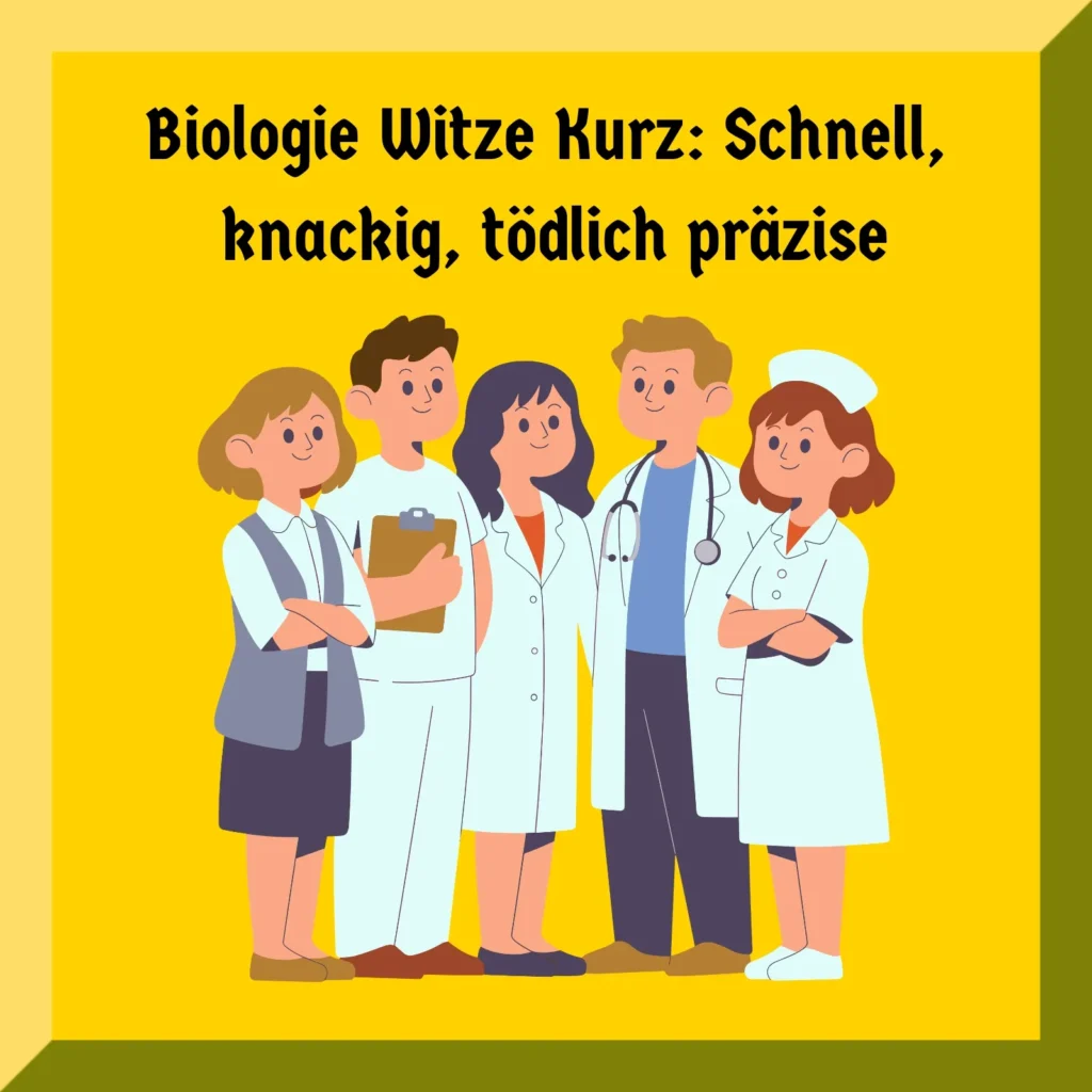 Biologie Witze Kurz: Schnell, knackig, tödlich präzise