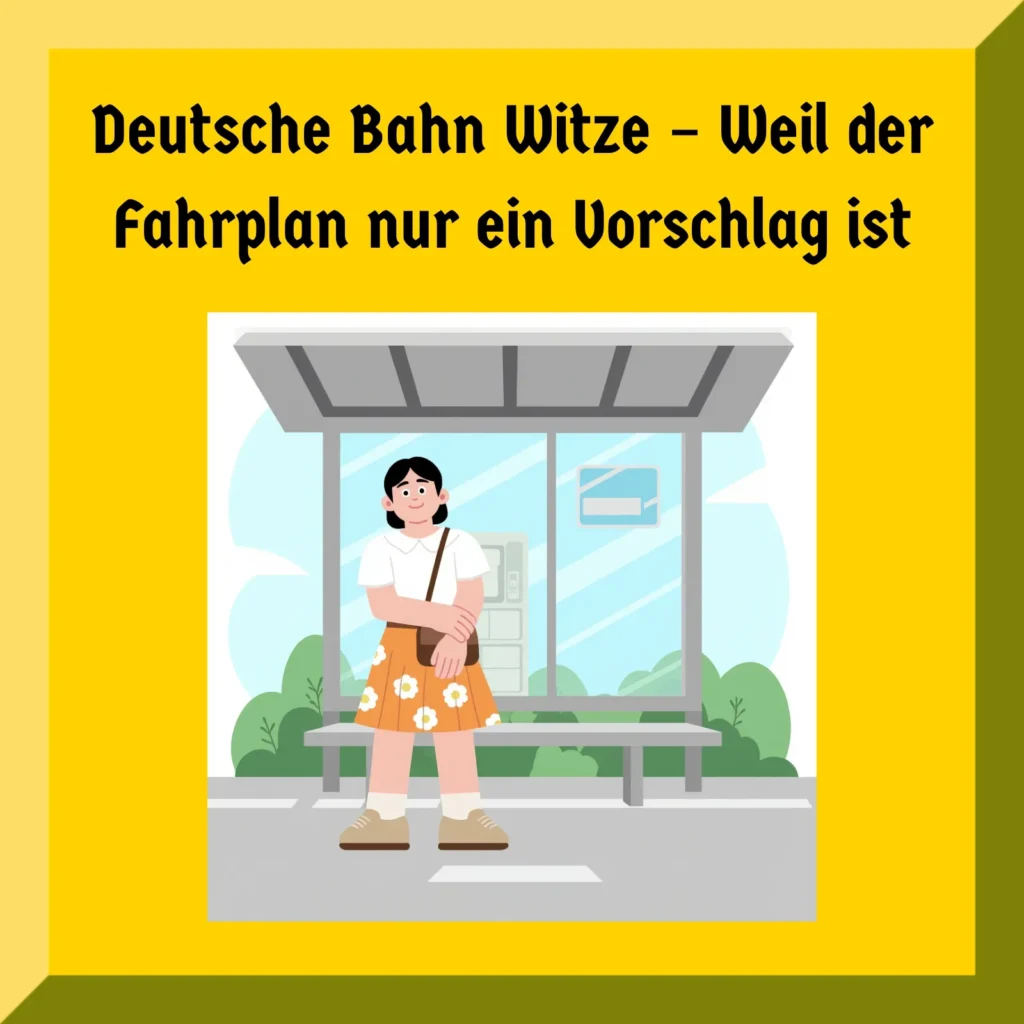 Deutsche Bahn Witze – Weil der Fahrplan nur ein Vorschlag ist