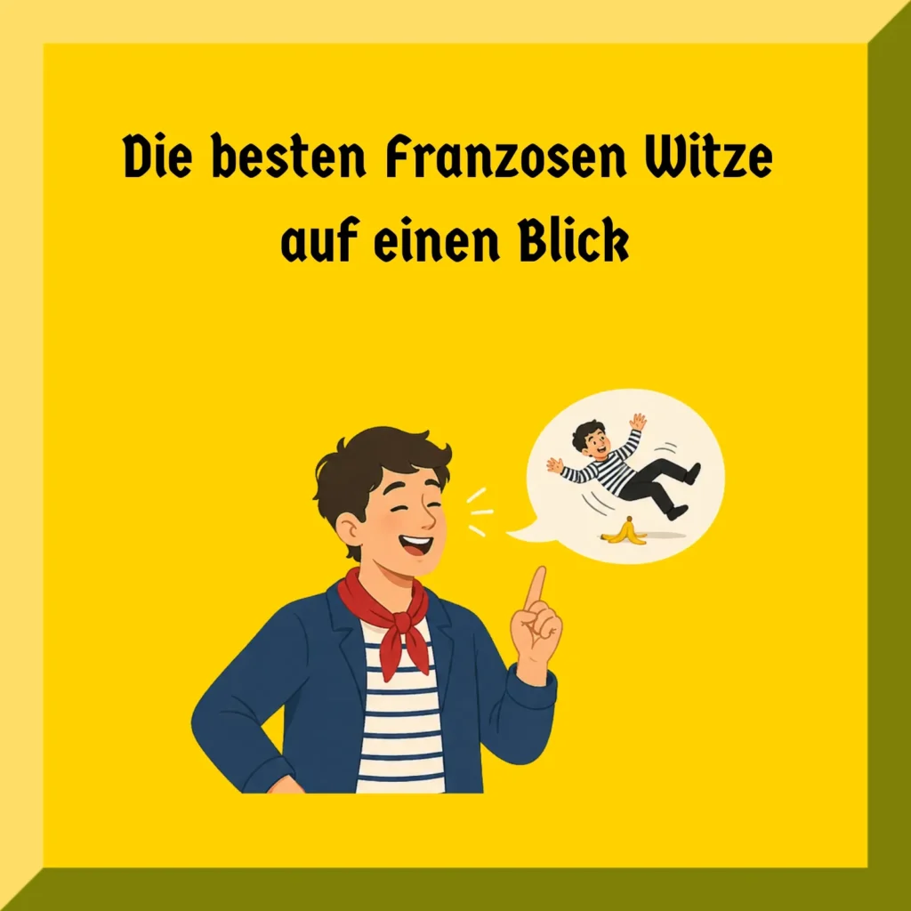 Die besten Franzosen Witze auf einen Blick