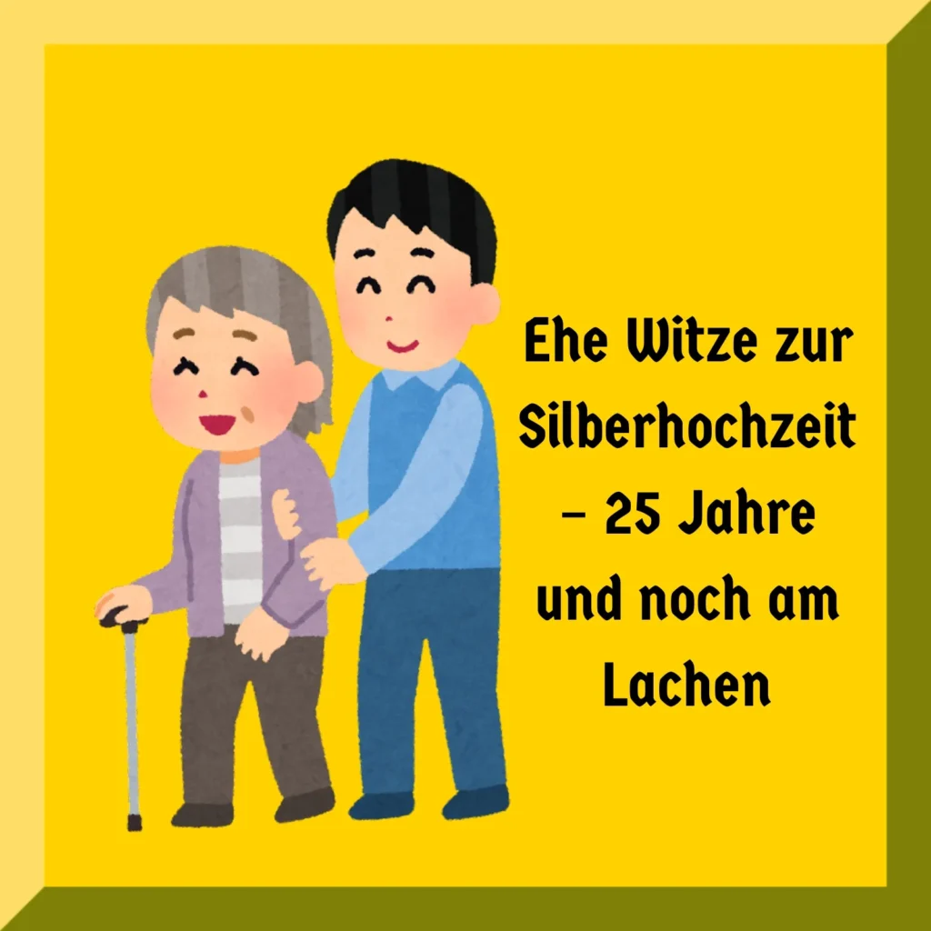 Ehe Witze zur Silberhochzeit – 25 Jahre und noch am Lachen