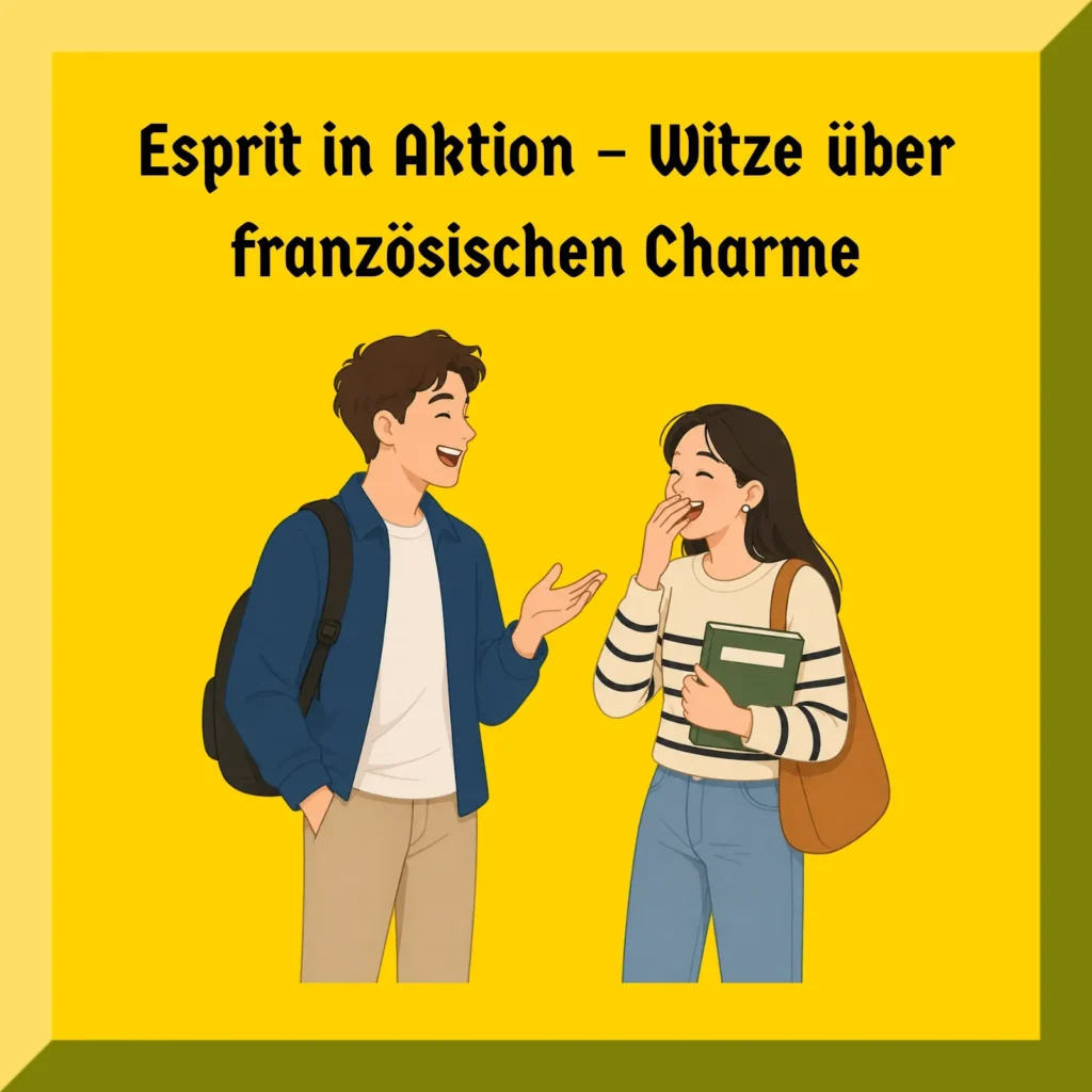 Esprit in Aktion – Witze über französischen Charme
