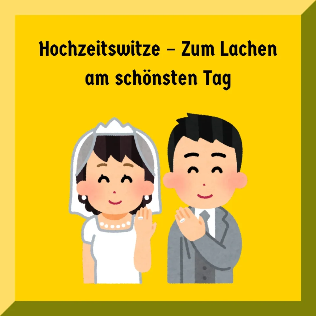 Hochzeitswitze – Zum Lachen am schönsten Tag