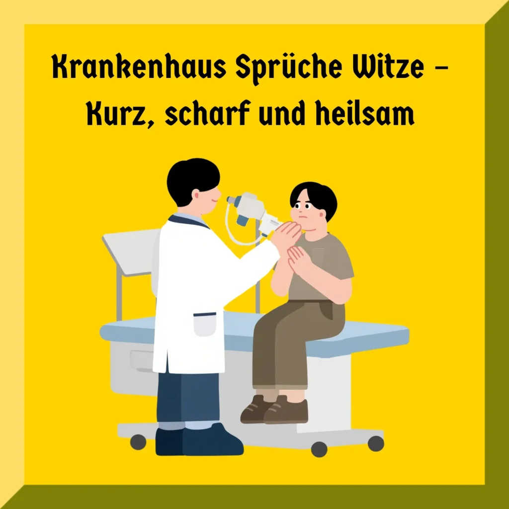Krankenhaus Sprüche Witze – Kurz, scharf und heilsam 