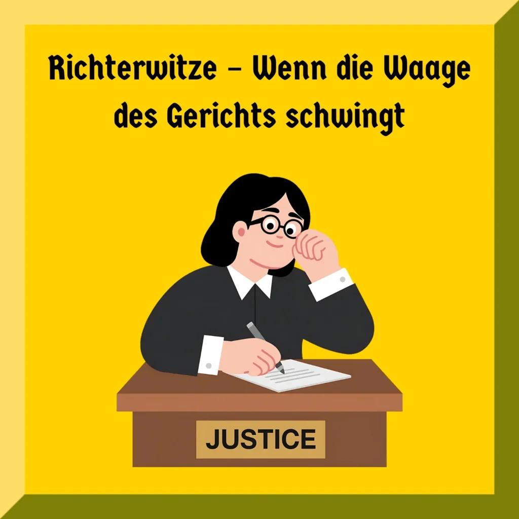 Richterwitze – Wenn die Waage des Gerichts schwingt