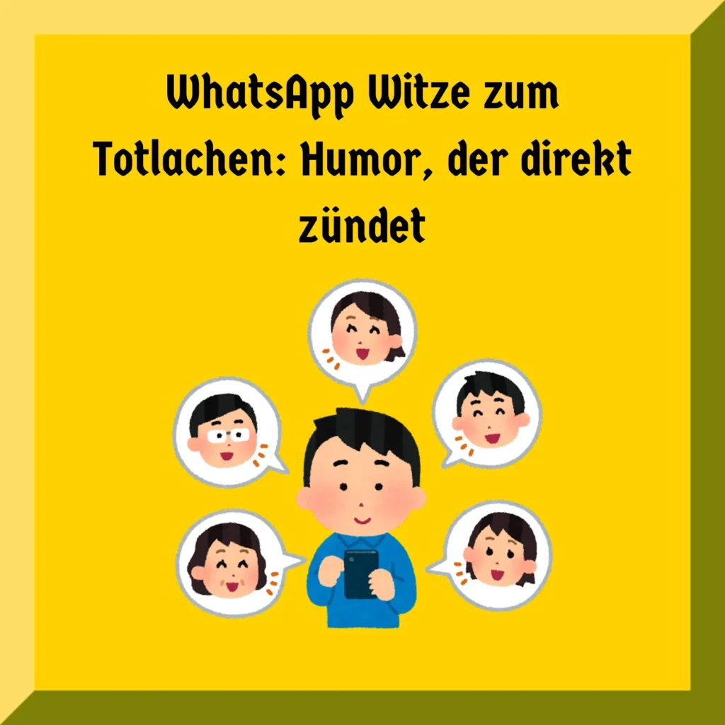 WhatsApp Witze zum Totlachen: Humor, der direkt zündet