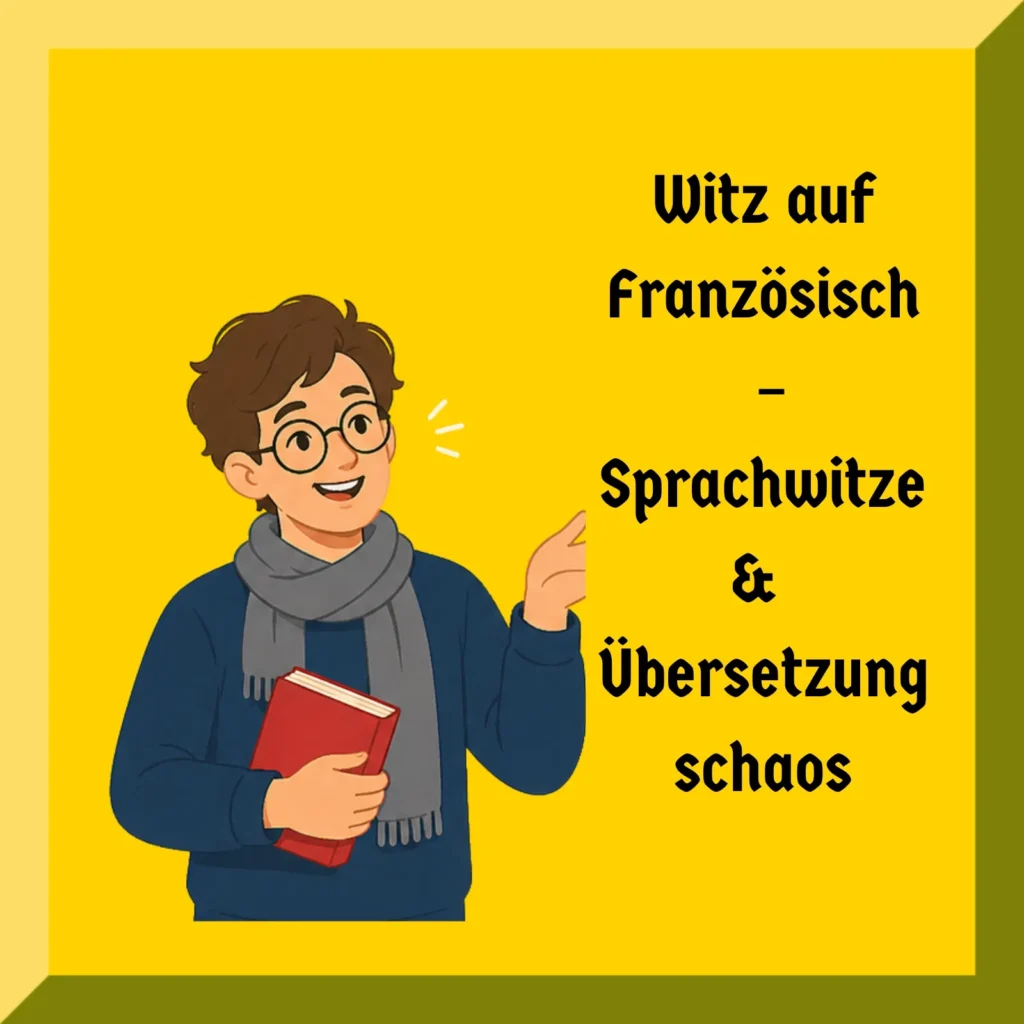 Witz auf Französisch – Sprachwitze & Übersetzungschaos