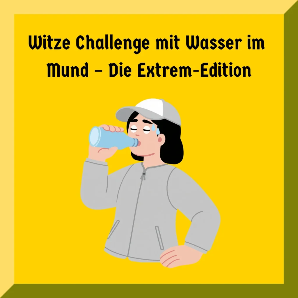Witze Challenge mit Wasser im Mund – Die Extrem-Edition