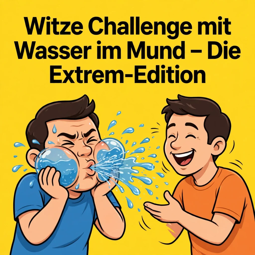 Witze Challenge mit Wasser im Mund – Die Extrem-Edition
