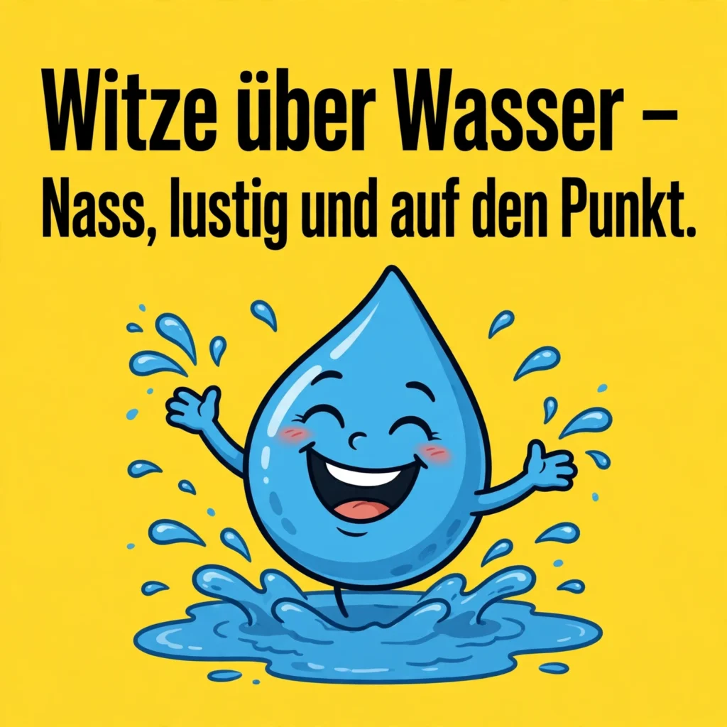 Witze über Wasser – Nass, lustig und auf den Punkt